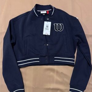 Wilson Women's Navy Varsity Jacket